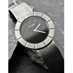 Titanium and carbon watch