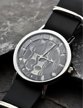 Unique damascus watch