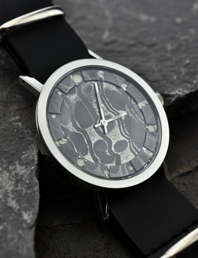 Unique damascus watch